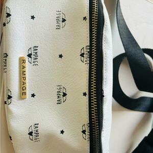 Rampage White and Black Fanny pack